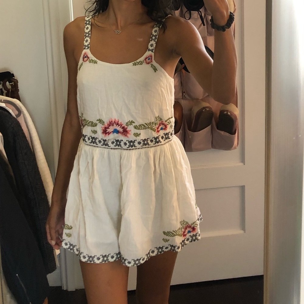 LF Embroidered Romper